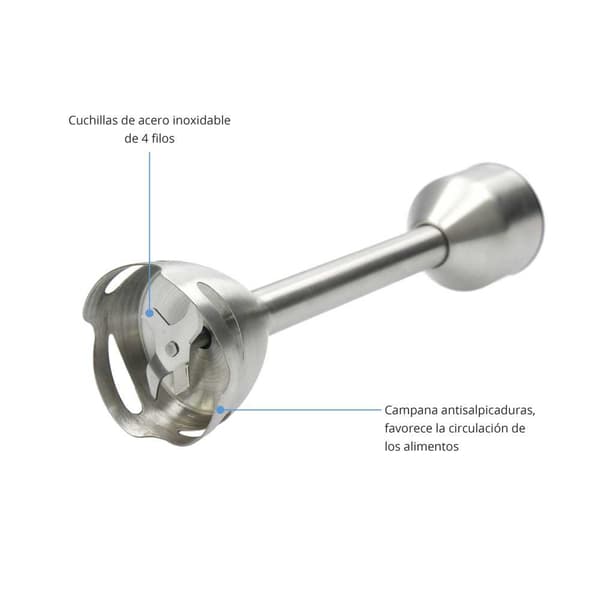 Tm Electron Håndmixer Tmpba016 1200w Transparent One Size / EU Plug