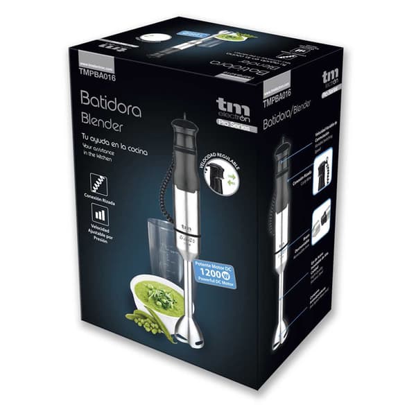 Tm Electron Håndmixer Tmpba016 1200w Transparent One Size / EU Plug