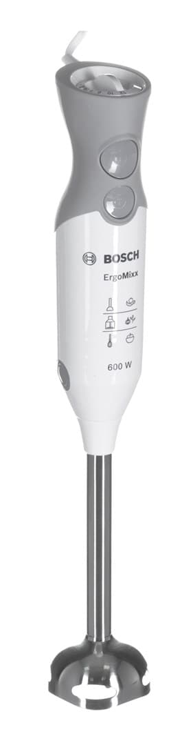 Bosch MSM66150 blender Dykblender Sølv, Hvid 600 W