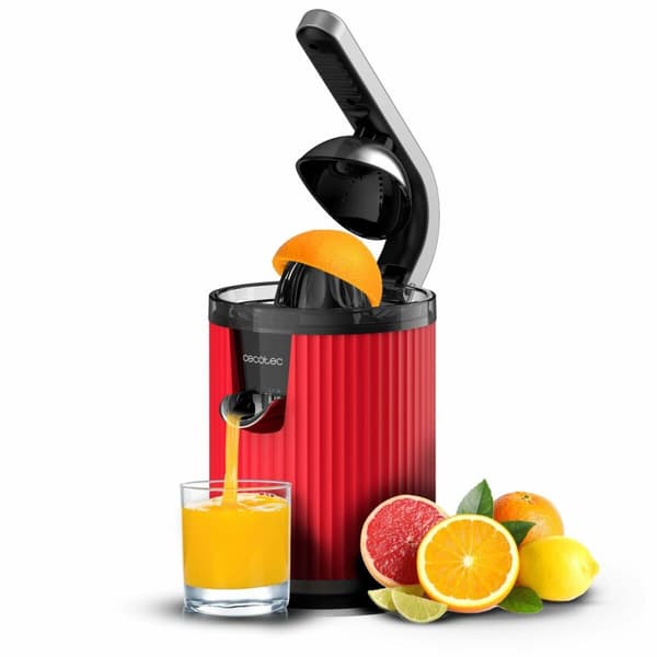 Elektrisk juicer Cecotec Xqueeze RetroJuice 600 Rød 600 W