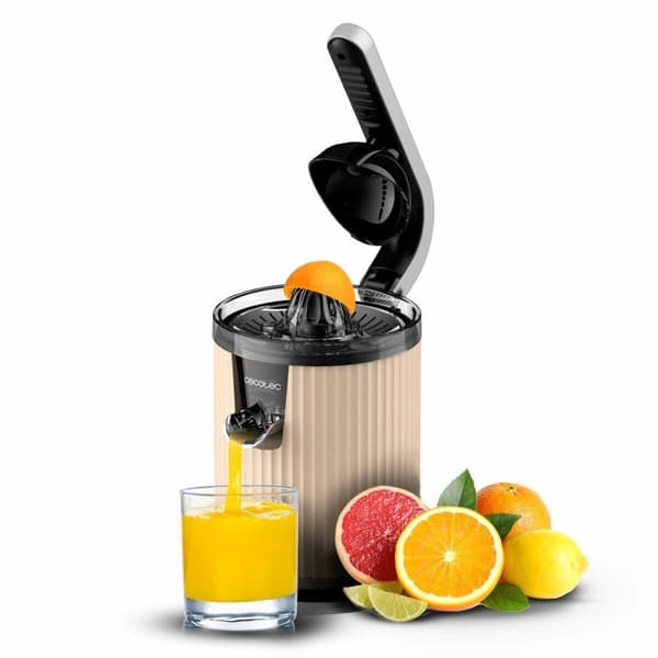 Elektrisk juicer Cecotec Xqueeze RetroJuice 600 Beige 600 W