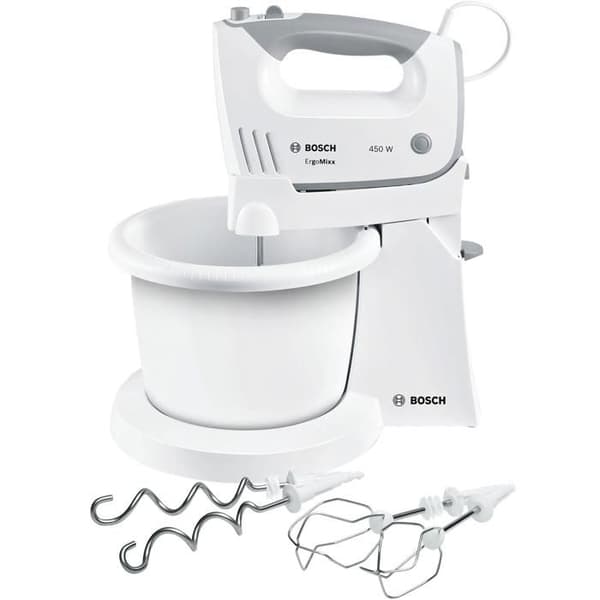Handmixare - Bosch - MFQ36460 - Vit - Vispar och spiraler - Kapacitet 500g