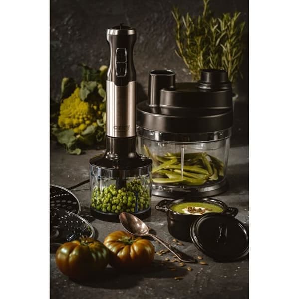 Set Mixeur Plongeant, Hachoir Multi-användning, Visp, 3 i 1, Rostfritt Stål Camry CR4623 1600W 33950
