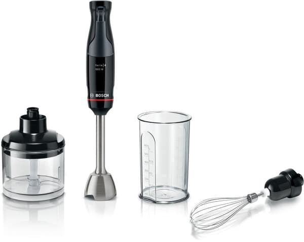 Bosch Serie 4 MSM4B621 blender 0,6 L Dykblender 1000 W Antracit, Transparent
