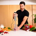 Miniatyrbild 5 av 5: Cecotec 2300-W hand blender, CrossBlades technology with 4 blades coated with black titanium, XL arm, splashproof blade protection and speed knob wit