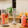 Miniatyrbild 1 av 5: Cecotec 1500 W hand blender with digital display, TotalDestroy technology with 4 black-titanium blades with scissor effect and PerreoMove system that