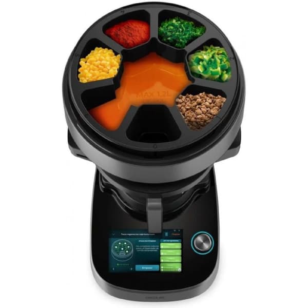 Cecotec Multifunctional food processor with food dispenser.