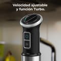 Miniatyrbild 3 av 5: Cecotec 1100-W hand blender, CrossBlades technology with 4 blades coated with black titanium, XL arm, splashproof blade protection and speed knob wit