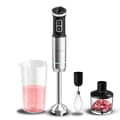 Miniatyrbild 1 av 5: Cecotec 1100-W hand blender, CrossBlades technology with 4 blades coated with black titanium, XL arm, splashproof blade protection and speed knob wit