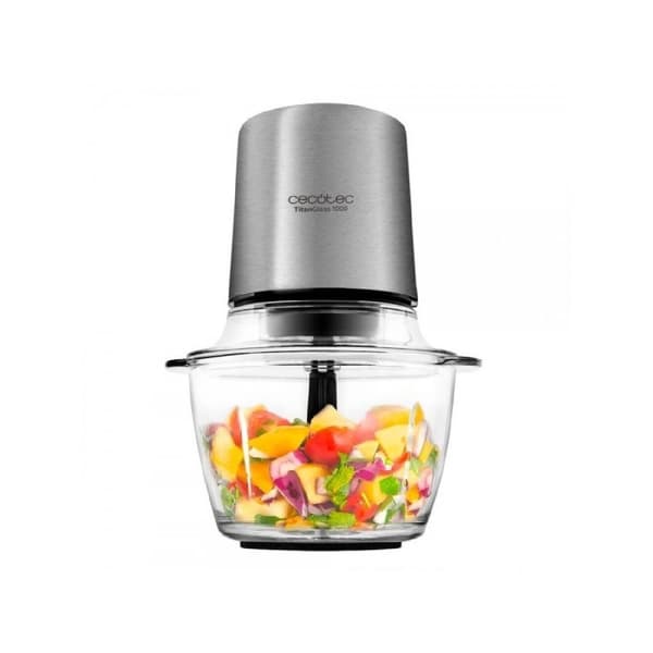 Cecotec Compact electric grinder/mincer made of steel and with titanium-coated blades. Rostfritt stål
