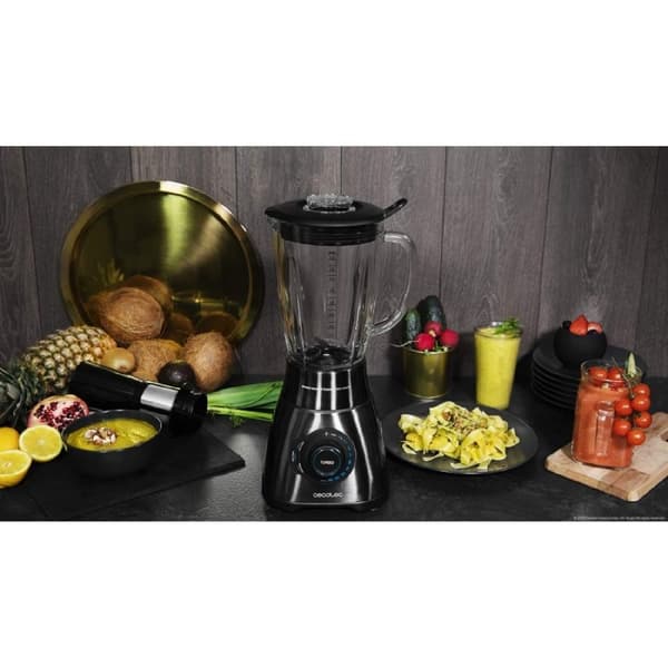 Cecotec American-style jug blender with 2500 W, with 6 black titanium coated blades and, 3 operating modes and a 1.8 litre heat resistant jug.
