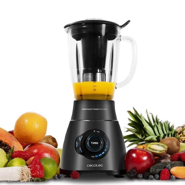Cecotec American-style jug blender with 2500 W, with 6 black titanium coated blades and, 3 operating modes and a 1.8 litre heat resistant jug.