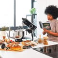Miniatyrbild 5 av 5: Cecotec Stand mixer made of cast aluminium with DC motor and 800 W, digital knob, 8 speeds and stainless-steel bowl with capacity for 5.2L. Includes