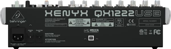 Behringer QX1222USB-äänimikseri 16 kanavaa
