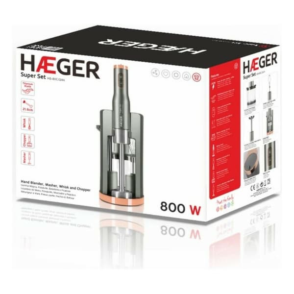 Stavmixer Haeger HB-80C.024A Grå 800 W