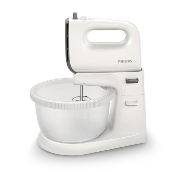 mixer-knådmaskinen med skål Philips HR3745/00 3 L Vit Grå 450 W 3 L