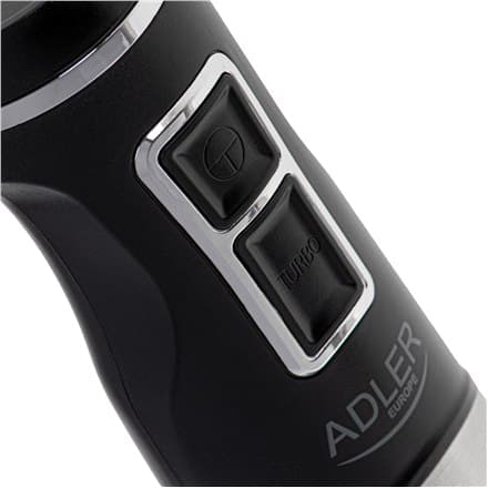 Adler | Stavblender | AD 4628 | Stavblender | 1900 W | Antal hastigheder 1 | Turbo-tilstand | Isknusning | Rustfrit stål/sort