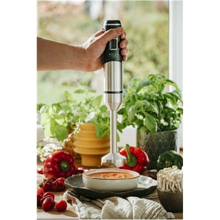 Adler | Stavblender | AD 4628 | Stavblender | 1900 W | Antal hastigheder 1 | Turbo-tilstand | Isknusning | Rustfrit stål/sort