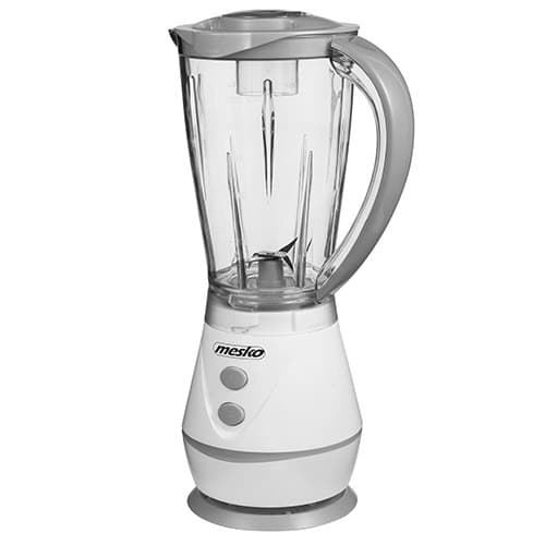 Mesko | MS 4060 | Bordsskiva | 500W | Burkmaterial Plast | Burkvolym 1 L | Vit/grå