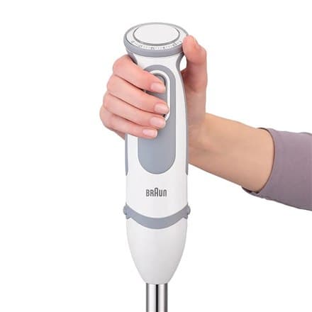 Braun | MQ 5235 | 1000W | MultiQuick 5 Vario Blender | Stavmixer | Antal hastigheter 21 | Chopper | Vit