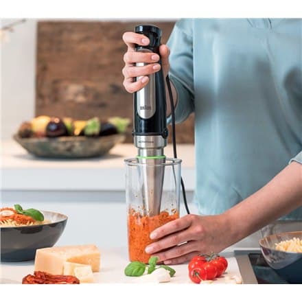 Braun | MQ7000X MultiQuick Immersion | 1000W | Stavblender | Stavblender | Antal hastigheder 2 | Sort/rustfrit stål