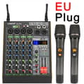 Miniatyrbild 2 av 2: Ljudmixer, 4-kanals mixerbord, 16 effekter, EU-kontakt