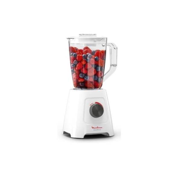 Blender Moulinex Blendforce 600W 2L - Vit - Mixerskål - Pulsfunktion