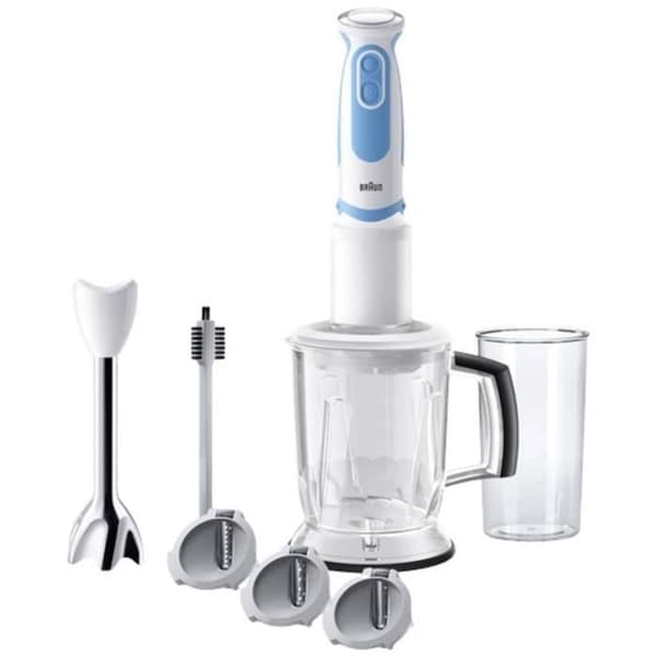 Mixerstav - BRAUN - MQ5260WHBL - 1000 W - 21 hastighetsnivåer - Turbo-funktion