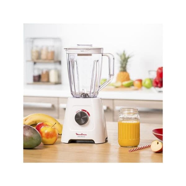 Blender Moulinex Blendforce 600W 2L - Vit - Mixerskål - Pulsfunktion