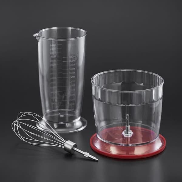 3 i 1 stavmixer - RUSSELL HOBBS - Desire 24700-56 - 500 W - Fot i rostfritt stål - 0,5 L hackskål - Vispa - 2 hastigheter