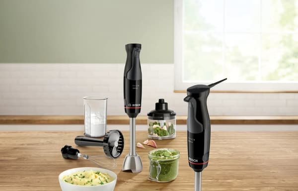 Bosch Serie 4 MSM4B623 blender 0,6 L Dykblender 1000 W Antracit, Transparent