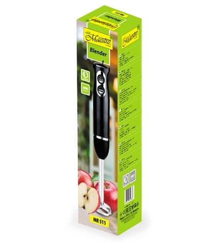 Feel-Maestro MR-511 tehosekoitin Keittosekoitin Musta 500 W