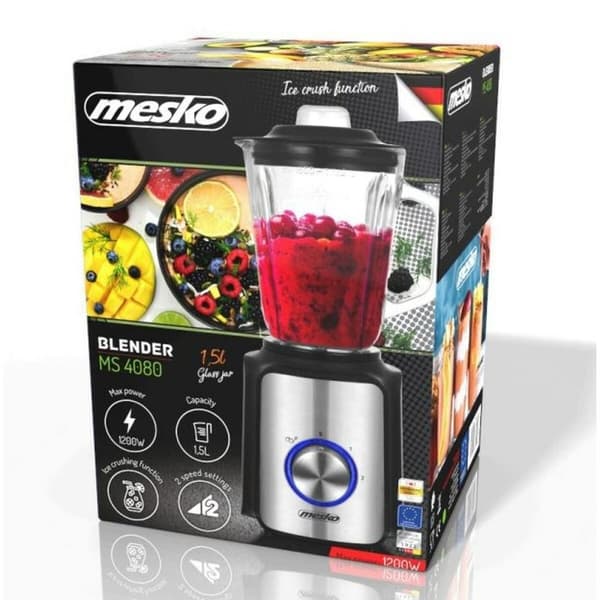 Kop-blender Adler MS 4080 Sort Stål 600 W 1,5 L