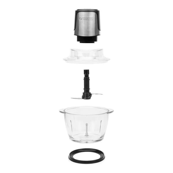 Kødhakker Princess 221051 Picadora Sort Glas Rustfrit stål 300 W 1 L