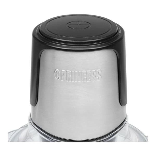 Kødhakker Princess 221051 Picadora Sort Glas Rustfrit stål 300 W 1 L