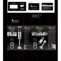 Miniatyrbild 5 av 6: Masterpro COLLECTION MP 1000 W stavmixer