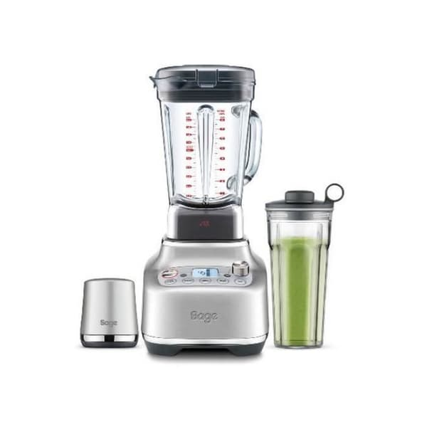 Sage - The Super Q - Blender av kommersiell kvalitet med 5 One-Touch-program, borstat rostfritt stål
