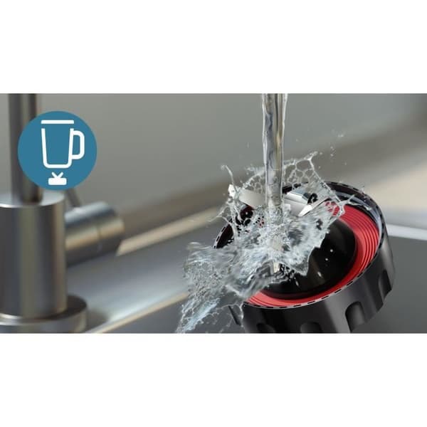 Mixer - PHILIPS HR3041/00 - 2 L skål - flaska ingår - avtagbara blad - Grå