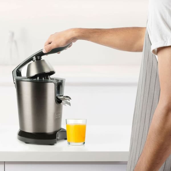 Elektrisk juicer Black & Decker ES9240080B Sort Grå 350 W 650 ml