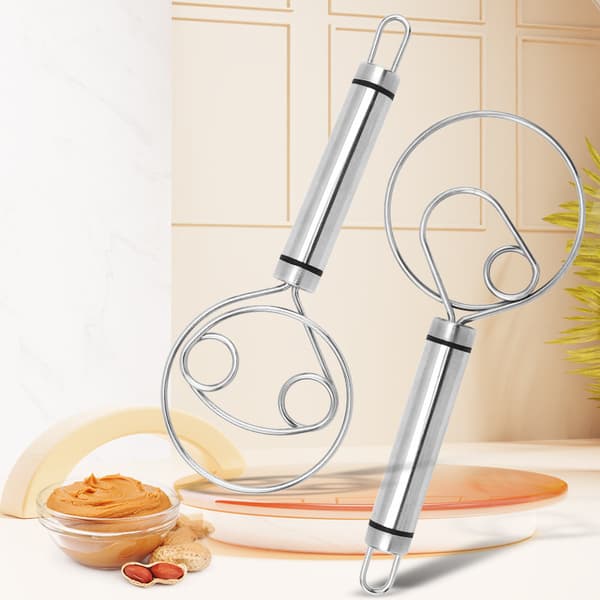 INF Rustfrit stål dobbelt-ring coil melmixer 0