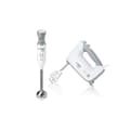 Miniatyrbild 6 av 11: mixer-knådmaskinen med skål BOSCH MFQ36460 Vit 450 W