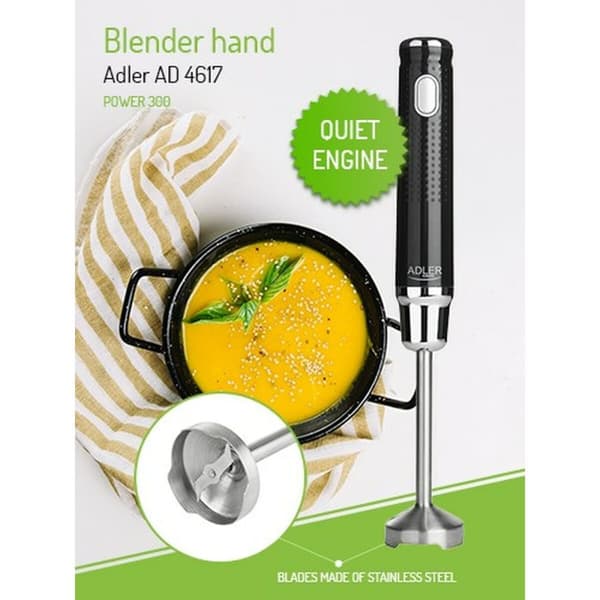 Stavmixer Adler AD 4617 Svart Multicolour Silvrig 350 W