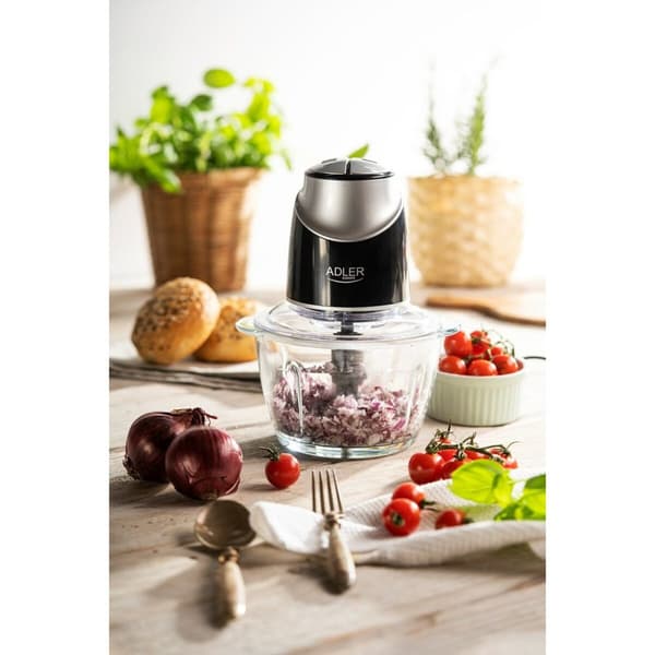 Kop-blender Adler AD 4082 Sort Grå Gennemsigtig 300 W 1,2 L