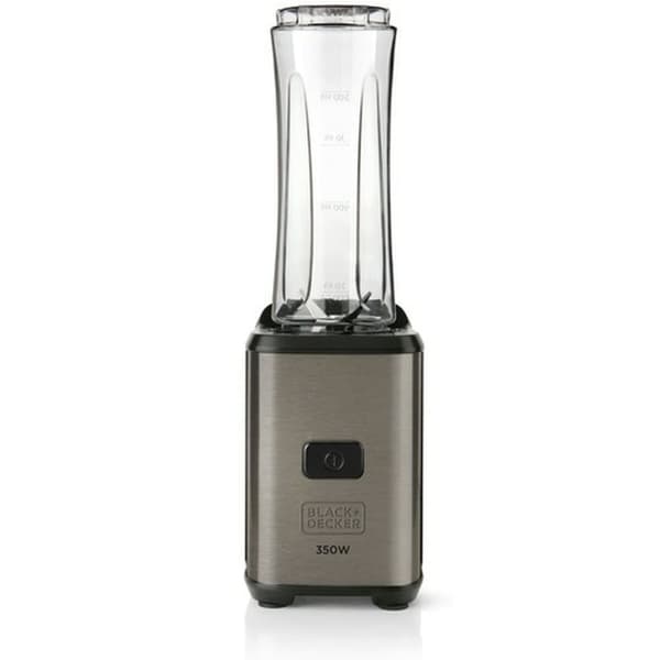 Kop-blender Black & Decker Grå Gennemsigtig 300 W 600 ml