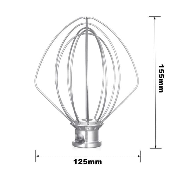 Metallvisp - KitchenAid - Elektrisk trådvisp Mixerkulhuvud Fleranvändbar Pr K45WW 9704329