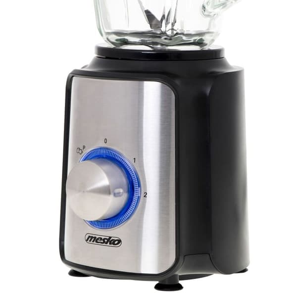 Mixerblandare, 1,5 liters glasbehållare, 2 hastigheter+pulsfunktion Mesko MS 4080 1200W Negro/Plata 85094000