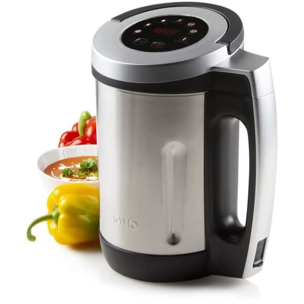 DOMO uppvärmd mixer – grå – 2,2 L – 7 program – 1000 Watt – DO716BL