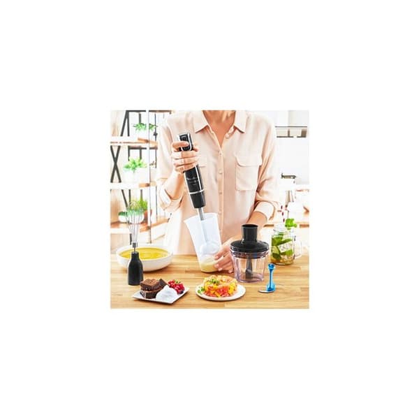 Handblender - MOULINEX - Infiny Force - 1000 W - 4 titanblad - Svart