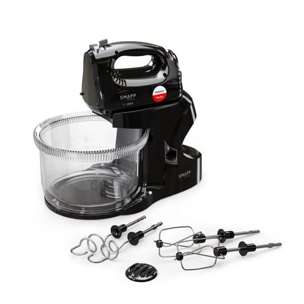 Håndmixer med skål SMAPP sort 451.8