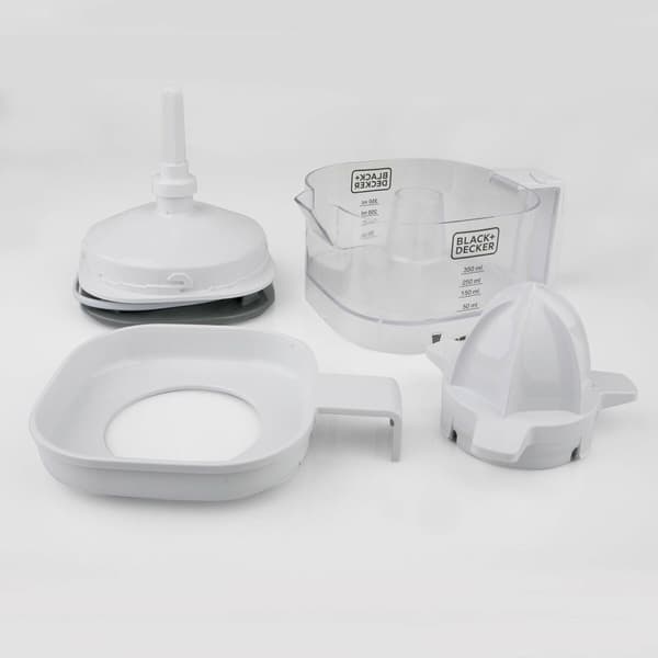 Elektrisk Juicepress Black & Decker BXCJ25E Vit Grå 25 W 350 ml